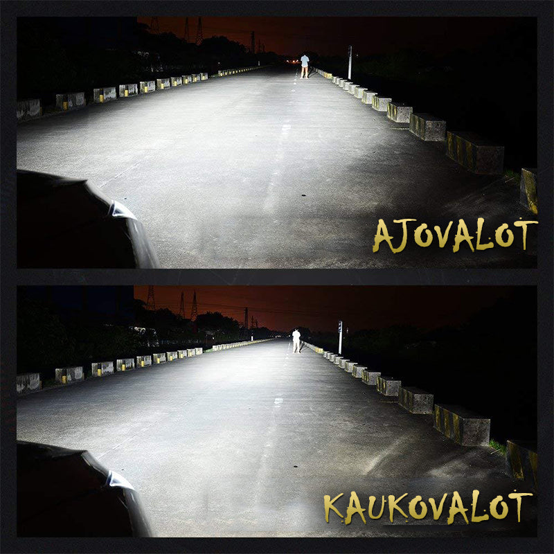 Ultra-lyse LED-køretøjslygter til bil, sølvkabinet i aluminium, 30W effekt, optimal synlighed under alle vejrforhold