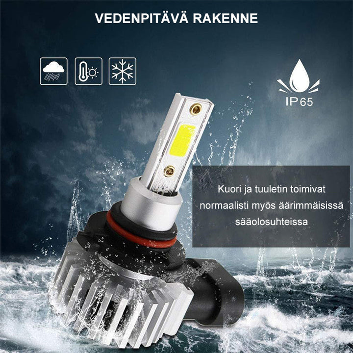 Ultra-lyse LED-køretøjslygter til bil, sølvkabinet i aluminium, 30W effekt, optimal synlighed under alle vejrforhold