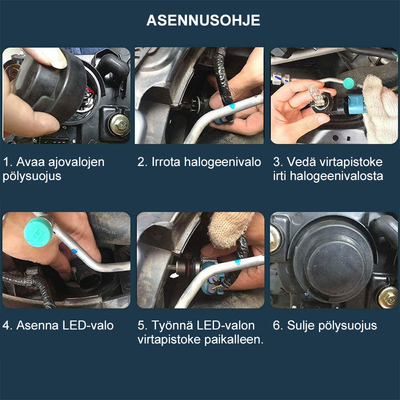Ultra-lyse LED-køretøjslygter til bil, sølvkabinet i aluminium, 30W effekt, optimal synlighed under alle vejrforhold