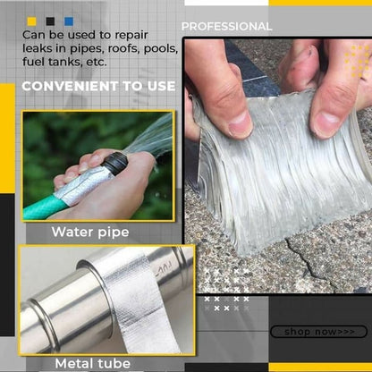"Erittäin vedenkestävä butyylikumi teippi, musta, rulla, ideaalinen vuotojen korjaamiseen, kotitalous ja ammattilaiskäyttö."