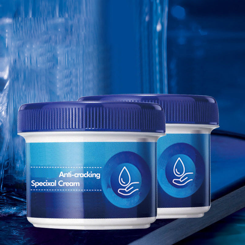 Speciel fugtgivende beskyttende creme til frostvejr i hvid krukke, 80ml, til beskyttelse af hud mod kulde og revner.