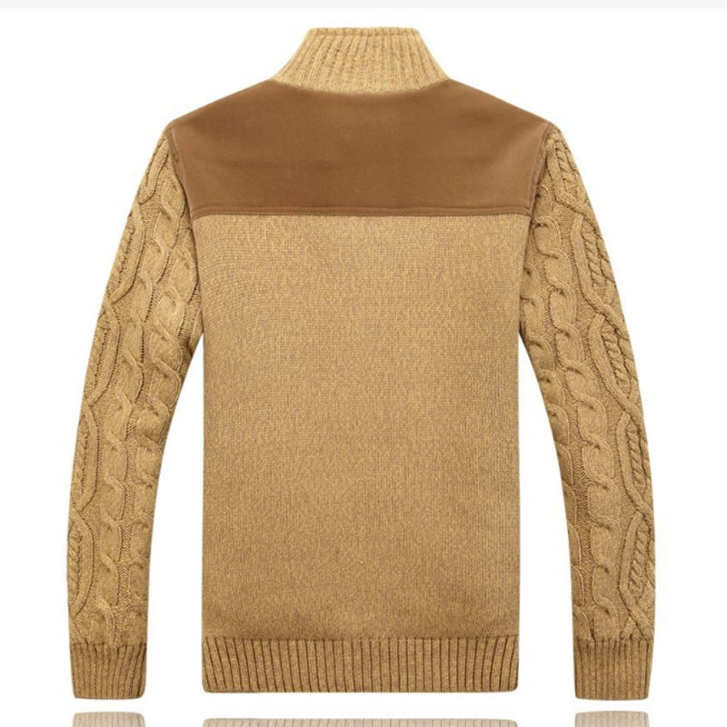 Herre Multifarvet Klassisk Cardigan til Efteråret