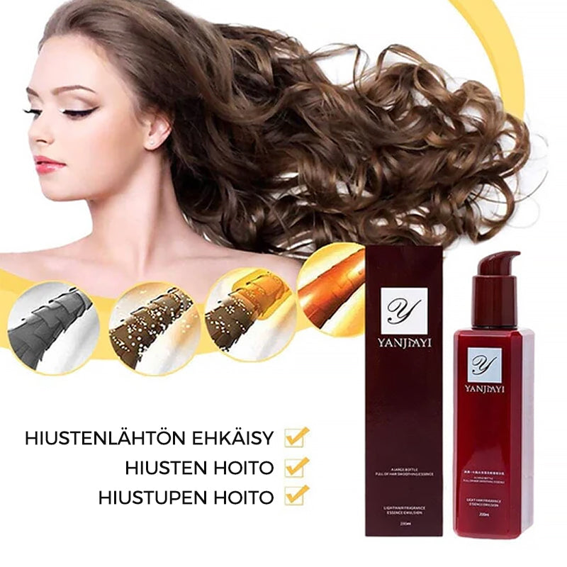 Hårserum til glatte lokker i klar flaske. Hårplejeserum til alle hårtyper.