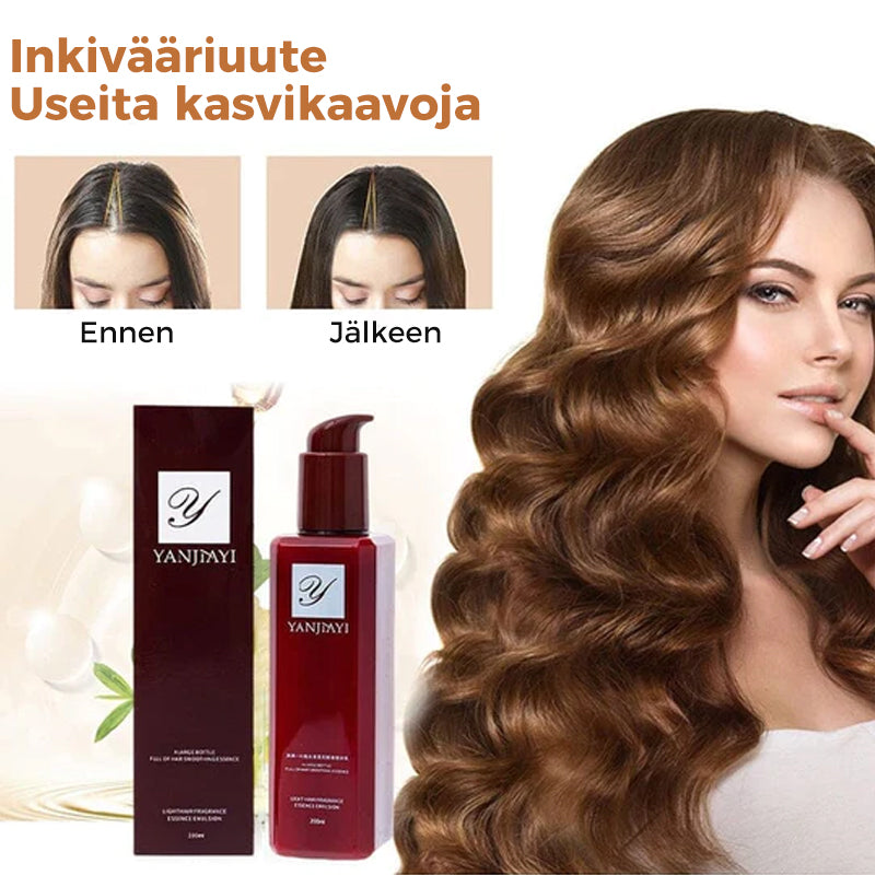 Hårserum til glatte lokker i klar flaske. Hårplejeserum til alle hårtyper.