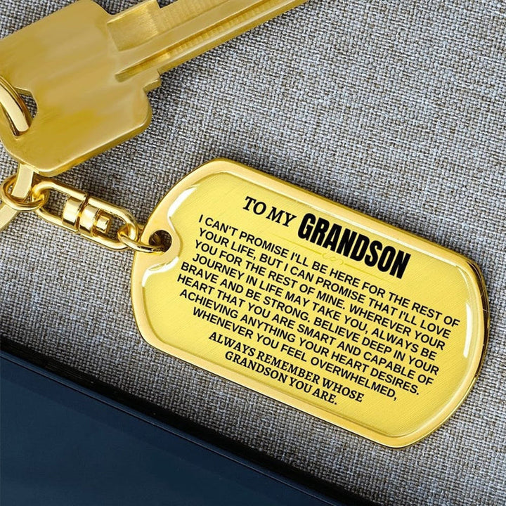 Sølv og guld nøglering til børn med stål og gravering, en påmindelse om kærlighed, holdbar, skinnende kanter.
