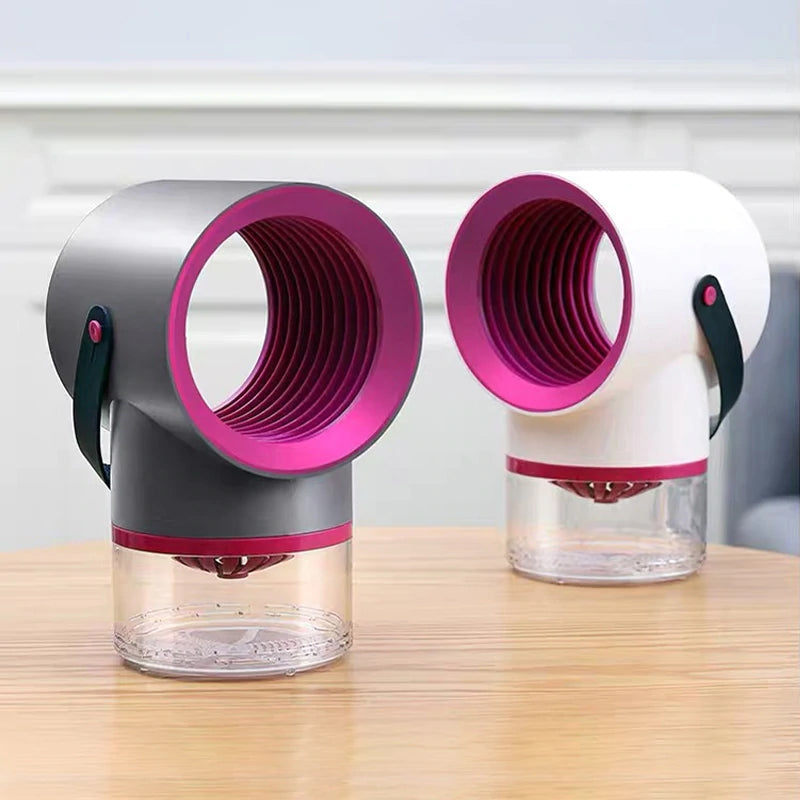 Hygiejnisk sort/hvid myggelampe, moderne design, lydløs, effektiv LED-UV-lys, hjemmets insektbekæmper.