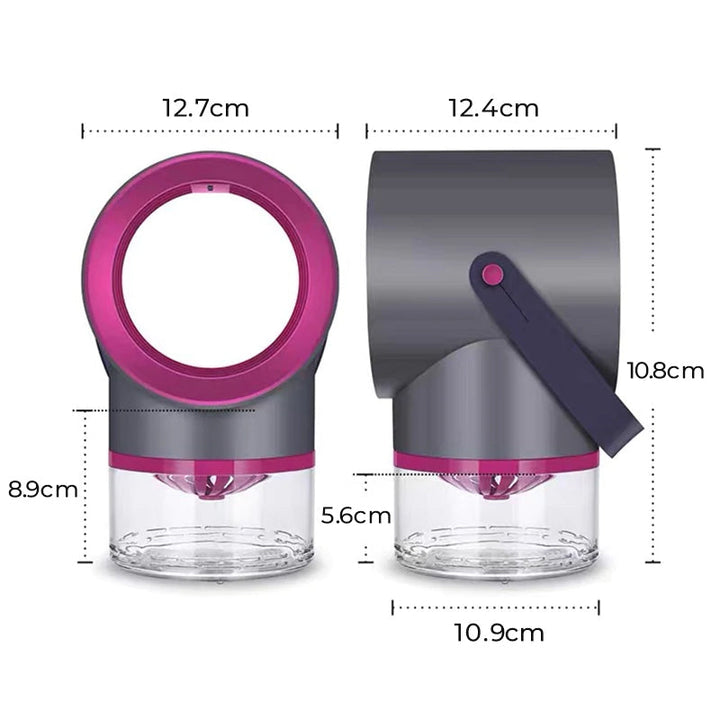 Hygiejnisk sort/hvid myggelampe, moderne design, lydløs, effektiv LED-UV-lys, hjemmets insektbekæmper.