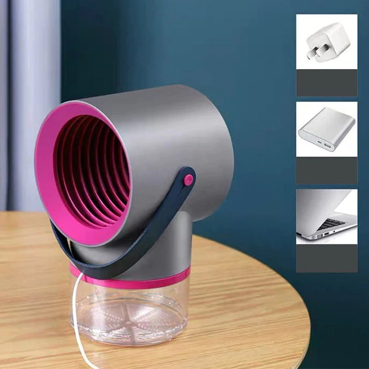 Hygiejnisk sort/hvid myggelampe, moderne design, lydløs, effektiv LED-UV-lys, hjemmets insektbekæmper.