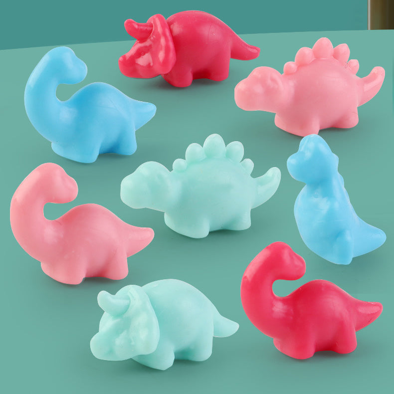 Børnenes mini dinosaurus gribespil maskine, levende farver, medfølgende små dinosaurer, færdighedsudvikling, børnelegetøj