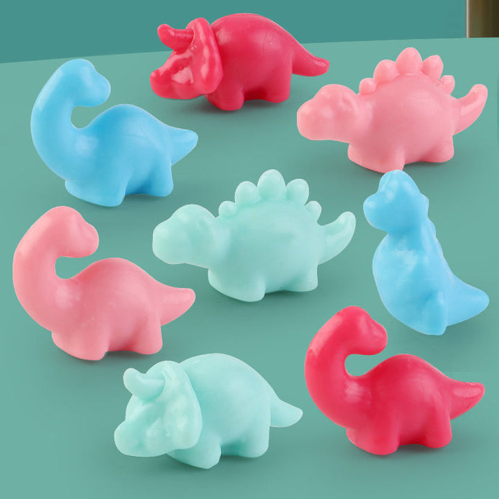 Børnenes mini dinosaurus gribespil maskine, levende farver, medfølgende små dinosaurer, færdighedsudvikling, børnelegetøj