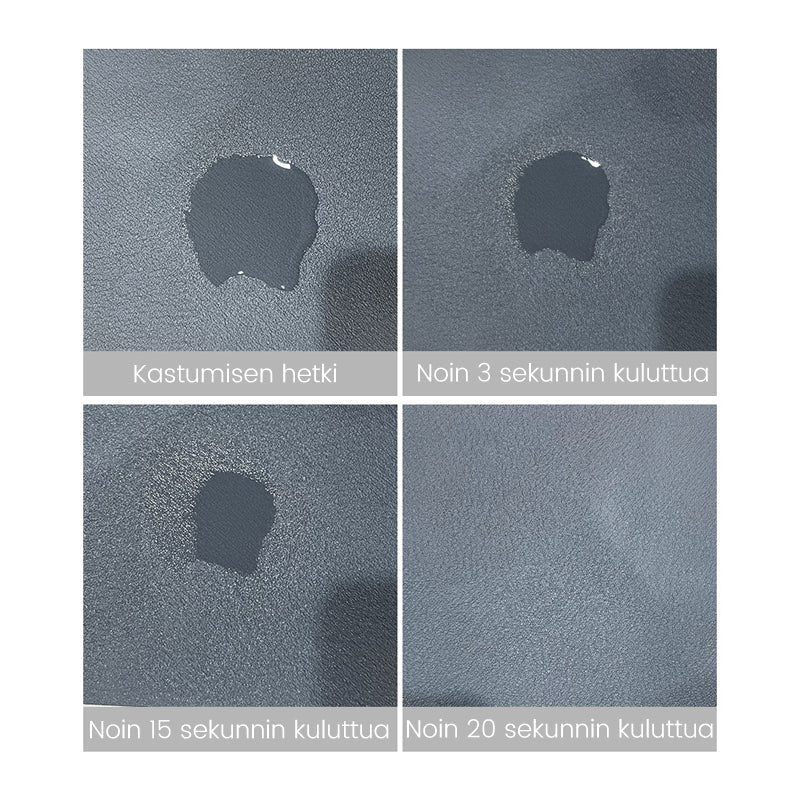 Absorberende måtte til vandhane, grå; holdbart gummi, gummibund; alsidig, tørrer hurtigt, tilføjer personlighed.