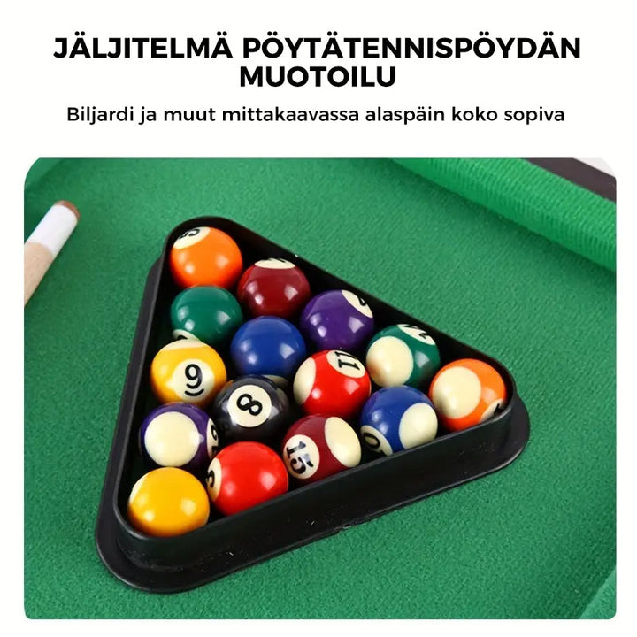 Interaktivt katte-biljardbord legetøj, kompakt, med fløjlsblød dug og MDF-ramme, et must-have kæledyrstilbehør.
