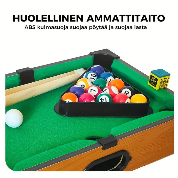 Interaktivt katte-biljardbord legetøj, kompakt, med fløjlsblød dug og MDF-ramme, et must-have kæledyrstilbehør.
