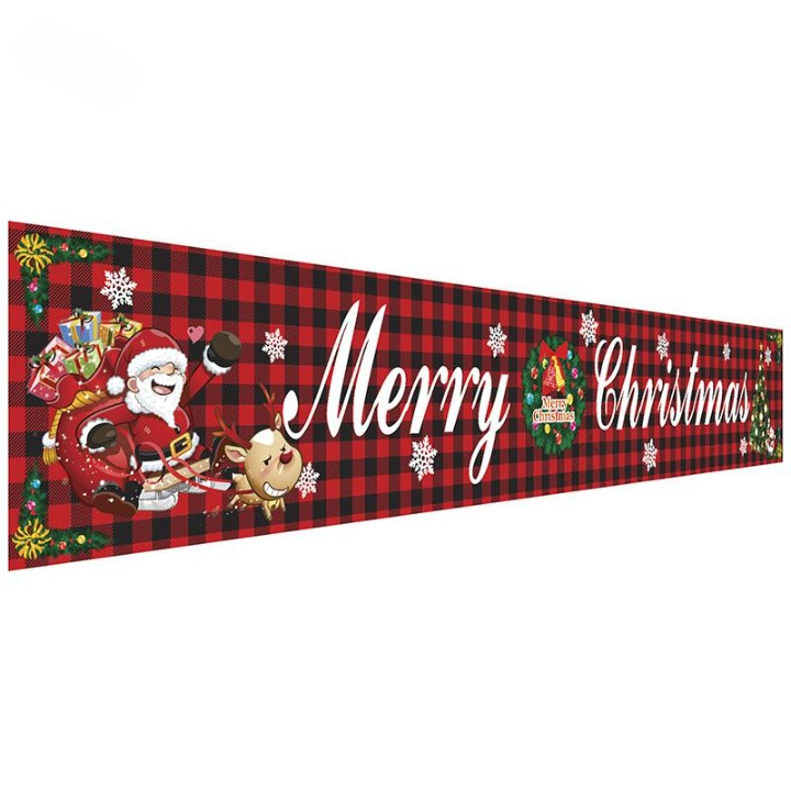 Merry Christmas Suurikokoinen Ulkobanneri