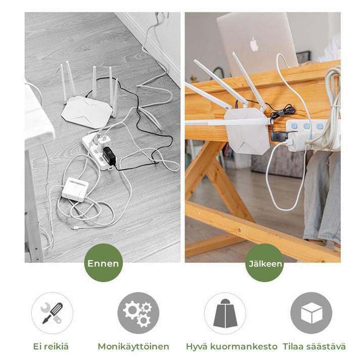 Selvklæbende, dobbeltsidede, gennemsigtige kroge, holdbart og diskret design til hjemmet, multifunktionelle og genanvendelige