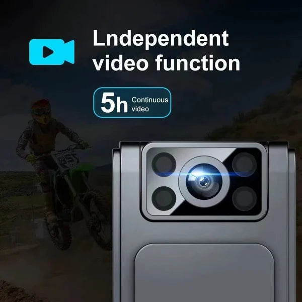 "Kannettava HD1080P mini kamera, pieni, huomaamaton, laajakulma 130°, yönäkö, monikulmainen kuvaus, täydellinen matkakumppani