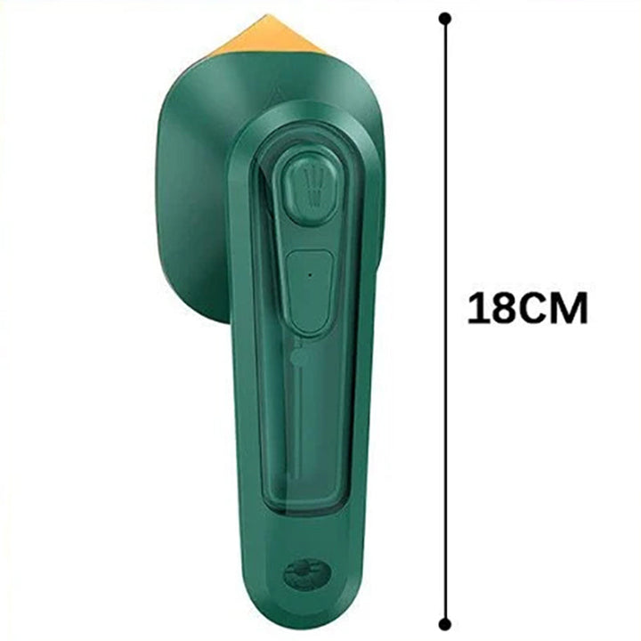 Bærbar mini dampstrygejern: Kompakt design, 360° dampning, 60 ml tank, velegnet til silke, bomuld og linned.