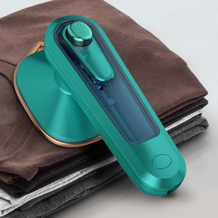 Bærbar mini dampstrygejern: Kompakt design, 360° dampning, 60 ml tank, velegnet til silke, bomuld og linned.