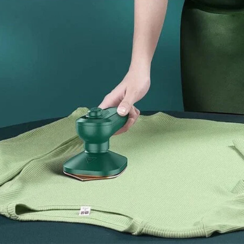 Bærbar mini dampstrygejern: Kompakt design, 360° dampning, 60 ml tank, velegnet til silke, bomuld og linned.