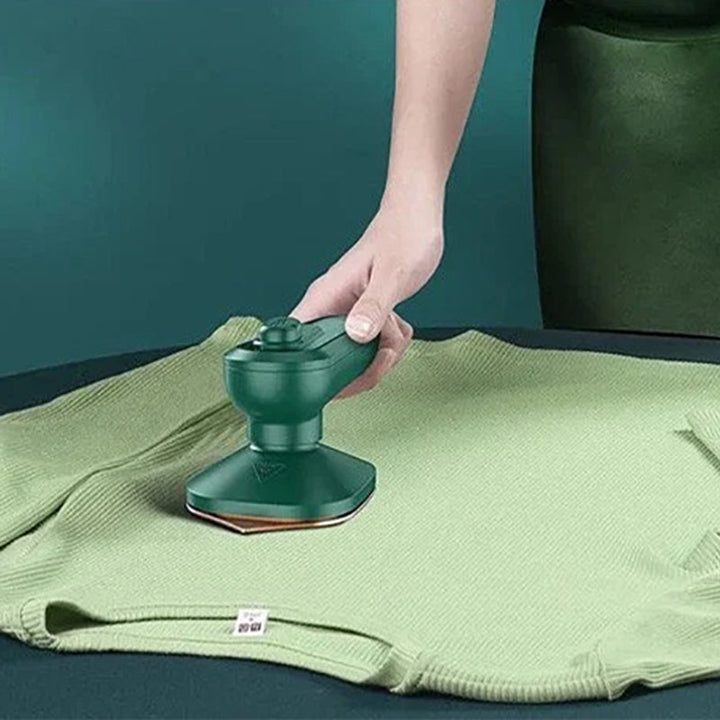 Bærbar mini dampstrygejern: Kompakt design, 360° dampning, 60 ml tank, velegnet til silke, bomuld og linned.