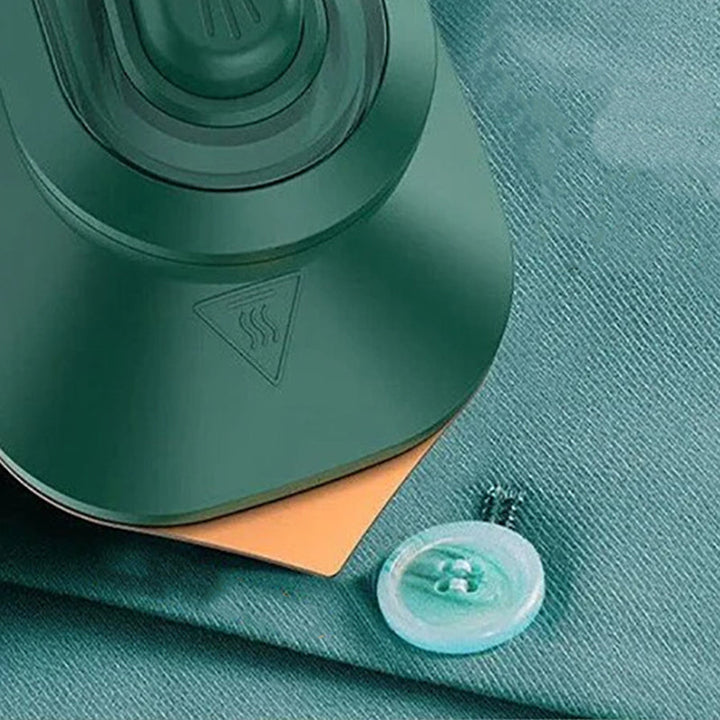Bærbar mini dampstrygejern: Kompakt design, 360° dampning, 60 ml tank, velegnet til silke, bomuld og linned.