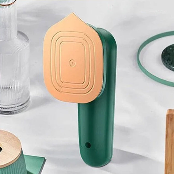 Bærbar mini dampstrygejern: Kompakt design, 360° dampning, 60 ml tank, velegnet til silke, bomuld og linned.