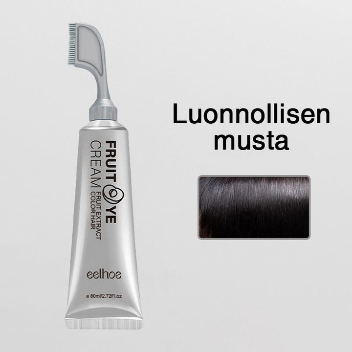 Vegetabilsk hårfarve til kvinder, kastanjebrun, 80 ml, uden hydrogenperoxid, naturlig og sikker farvning.