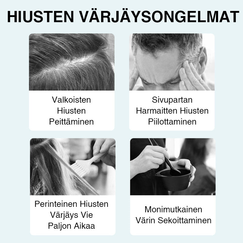 Vegetabilsk hårfarve til kvinder, kastanjebrun, 80 ml, uden hydrogenperoxid, naturlig og sikker farvning.