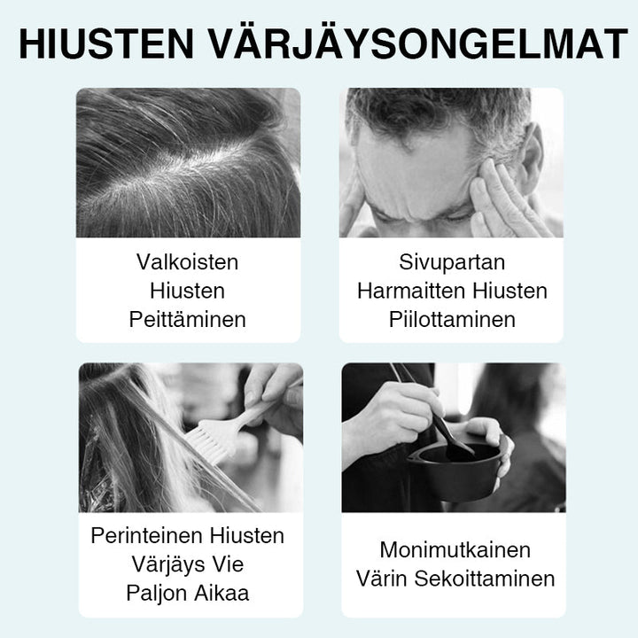 Vegetabilsk hårfarve til kvinder, kastanjebrun, 80 ml, uden hydrogenperoxid, naturlig og sikker farvning.