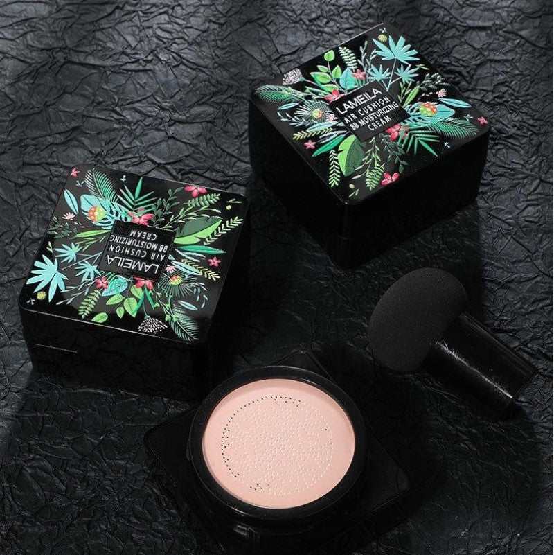 Dame Air Cushion BB Cream med smuk nuance, rund air cushion-pakke, naturlig og fejlfri makeup-base.