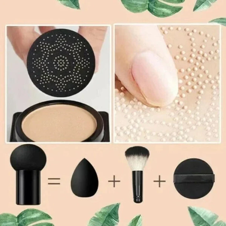 Dame Air Cushion BB Cream med smuk nuance, rund air cushion-pakke, naturlig og fejlfri makeup-base.