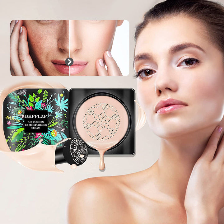 Dame Air Cushion BB Cream med smuk nuance, rund air cushion-pakke, naturlig og fejlfri makeup-base.