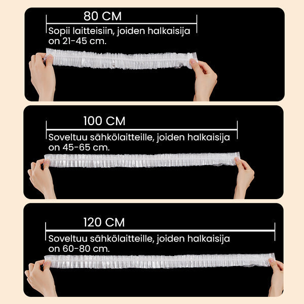 Engangsstøvpose, gennemsigtig, holdbar, til hjemmet og opbevaring, visuelt tiltalende og praktisk