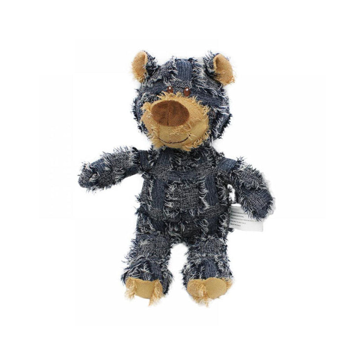 Holdbar bamse til hundelegetid, blød og sikker; perfekt tyggelegetøj til hundens tandsundhed.