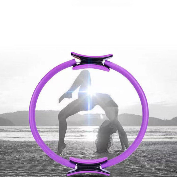 Holdbart pilatesring, frontvisning, holdbart materiale, flere farver. Træning derhjemme eller i fitnesscentret.