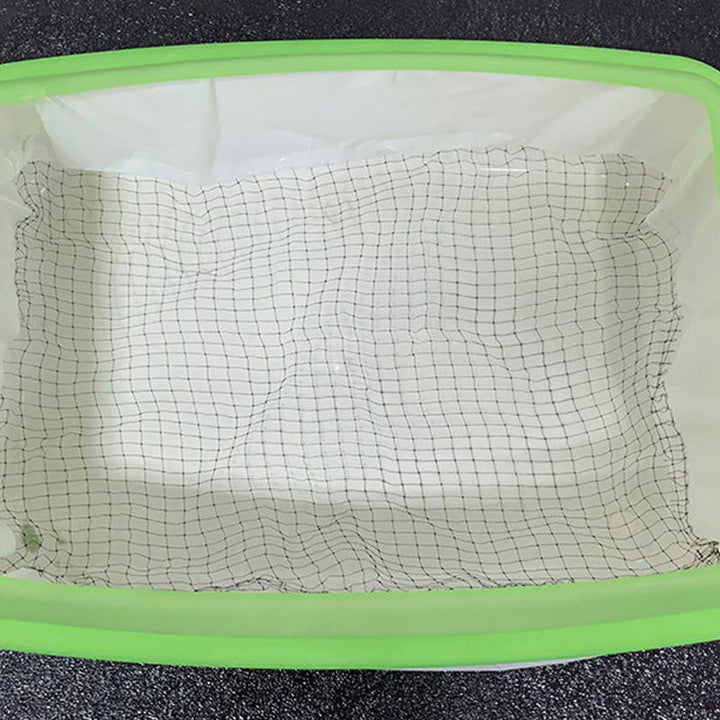 "Kissan uudelleenkäytettävä hiekkalaatikkoalusta, kestävä materiaali, monikokoinen, kevyt harmaa, helppo puhdistaa."