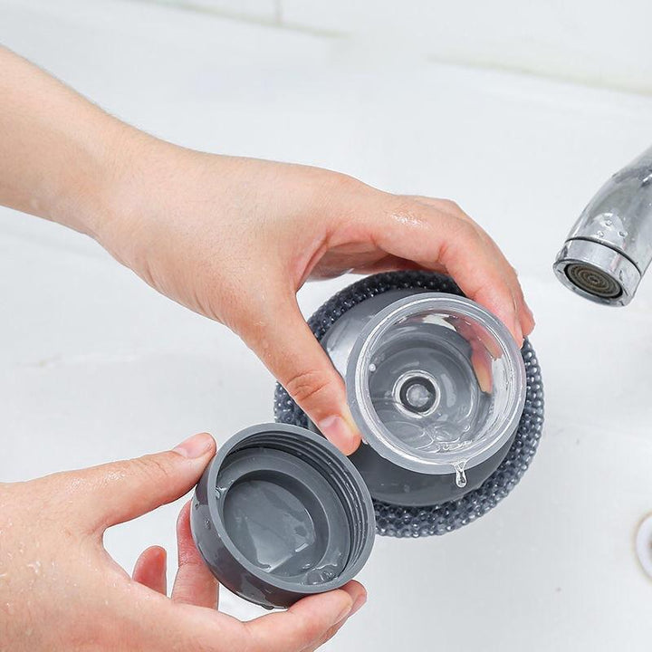 "Kämmenmallinen antibakteerinen tiskari ja teräksinen pesusieni, hygieninen ja helppokäyttöinen keittiöön."