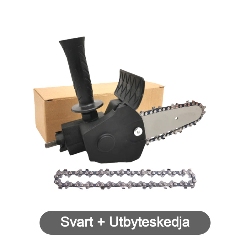 Kompakt mini-akkukædesav til havearbejde, let og bærbar, sort eller orange, effektiv skæreevne til træ og grene.