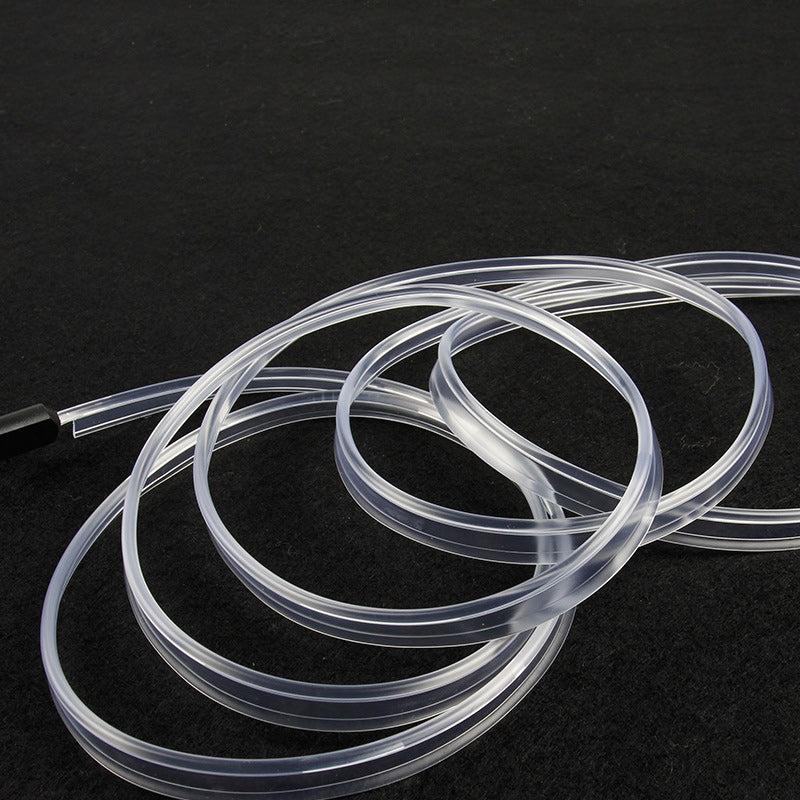 Lysstofrør RGB bil ambient lys, farverig PVC, stemningsfuld bilbelysning med USB-tilslutning.