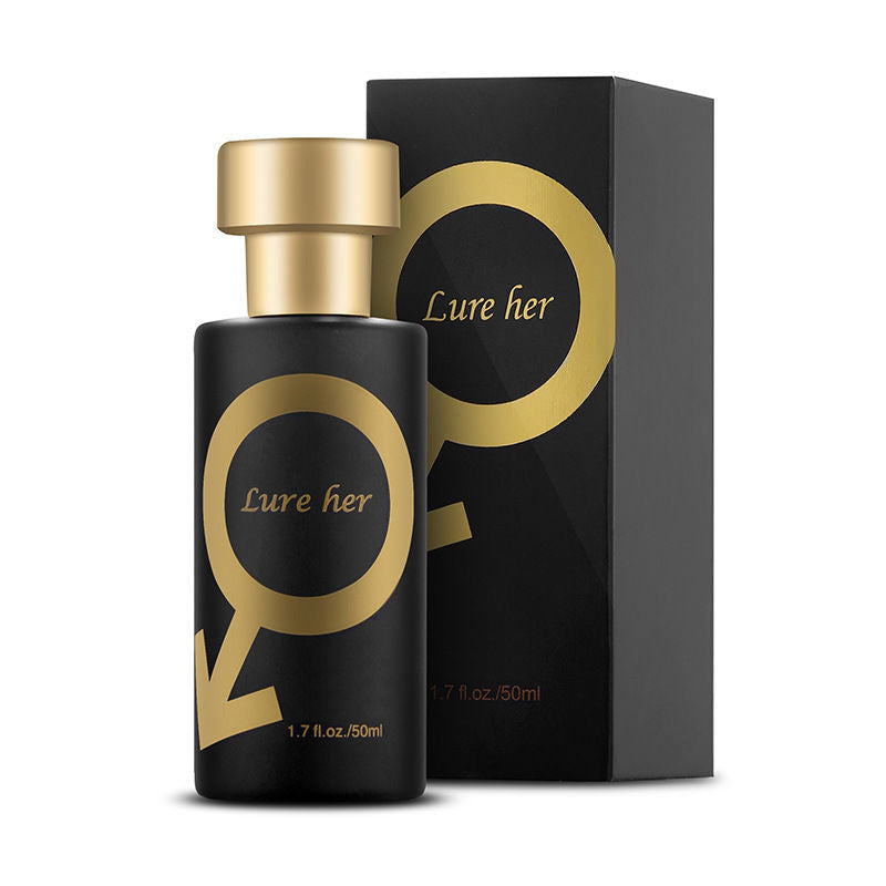 Sort og guld unisex parfume, langtidsholdbar og subtil duft, moderne og selvsikker udstråling, skønhed & sundhed.