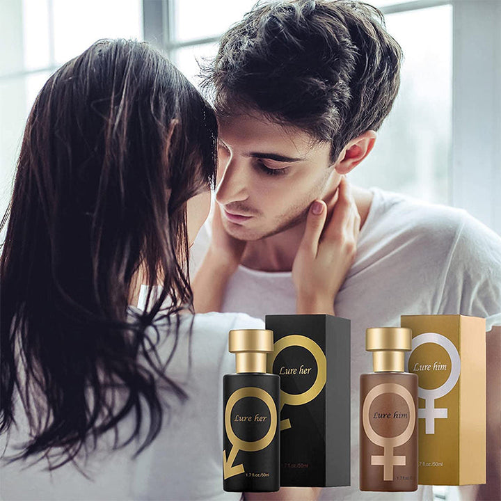 Sort og guld unisex parfume, langtidsholdbar og subtil duft, moderne og selvsikker udstråling, skønhed & sundhed.