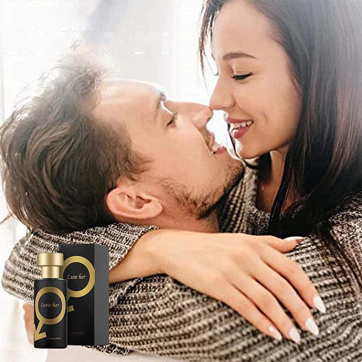 Sort og guld unisex parfume, langtidsholdbar og subtil duft, moderne og selvsikker udstråling, skønhed & sundhed.