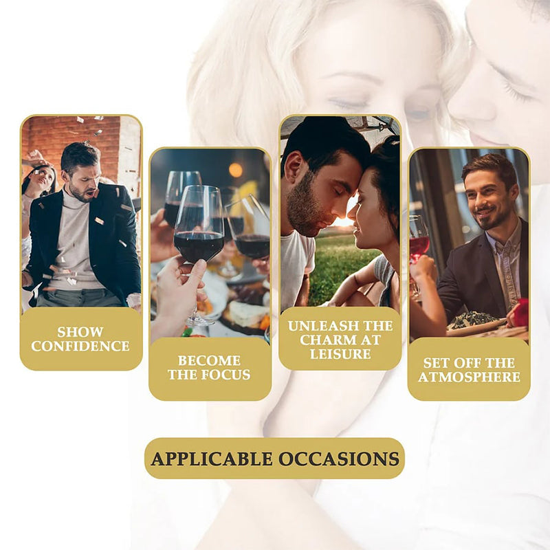 Sort og guld unisex parfume, langtidsholdbar og subtil duft, moderne og selvsikker udstråling, skønhed & sundhed.