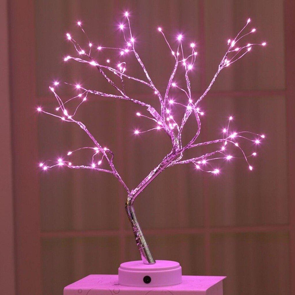 LED-keijupuu, tunnelmallinen sisustusvalaisin, bonsai-tyyli, lämpimät valot