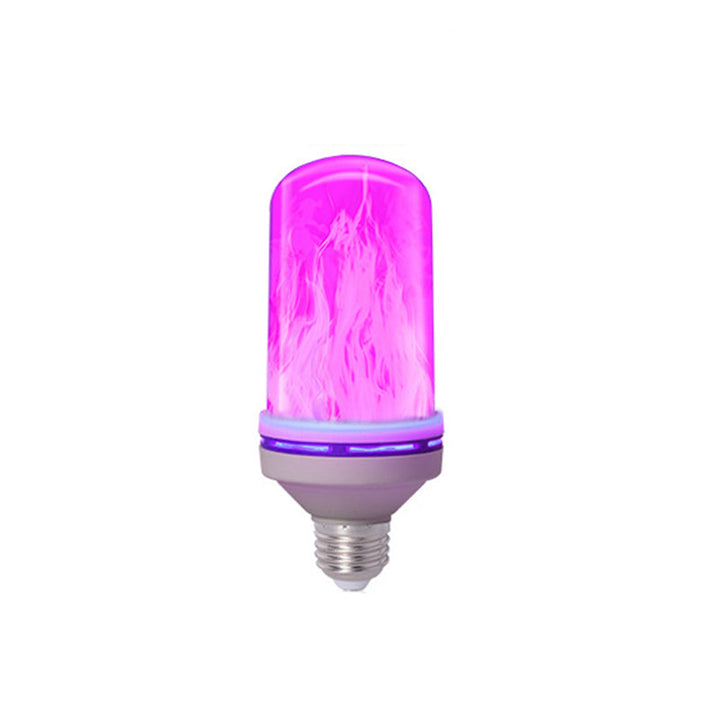 LED-flammepære, orange flammeeffekt, hjemmesikkerhed, farvevalg, populær til indretning, stemningslys