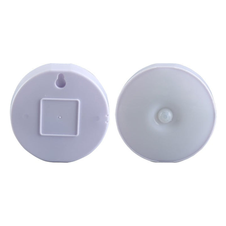 Smart LED-lys, rund form, bevægelsessensor, energieffektiv, multifunktionel, klart lys, indendørs.