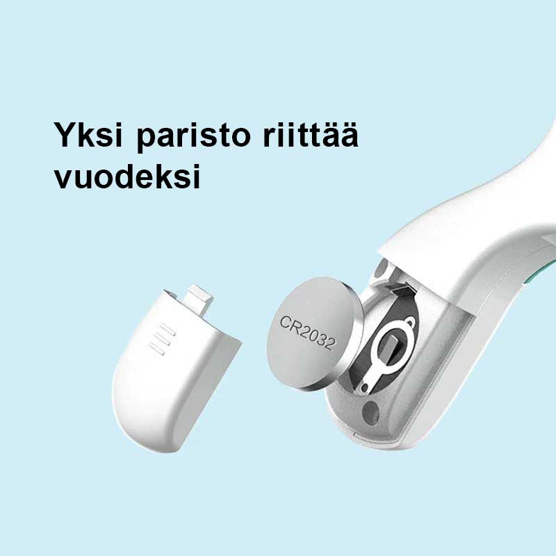LED-oplyst kæledyrs negleklipper, pink håndtag, rustfrit stål, ergonomisk og sikker neglepleje