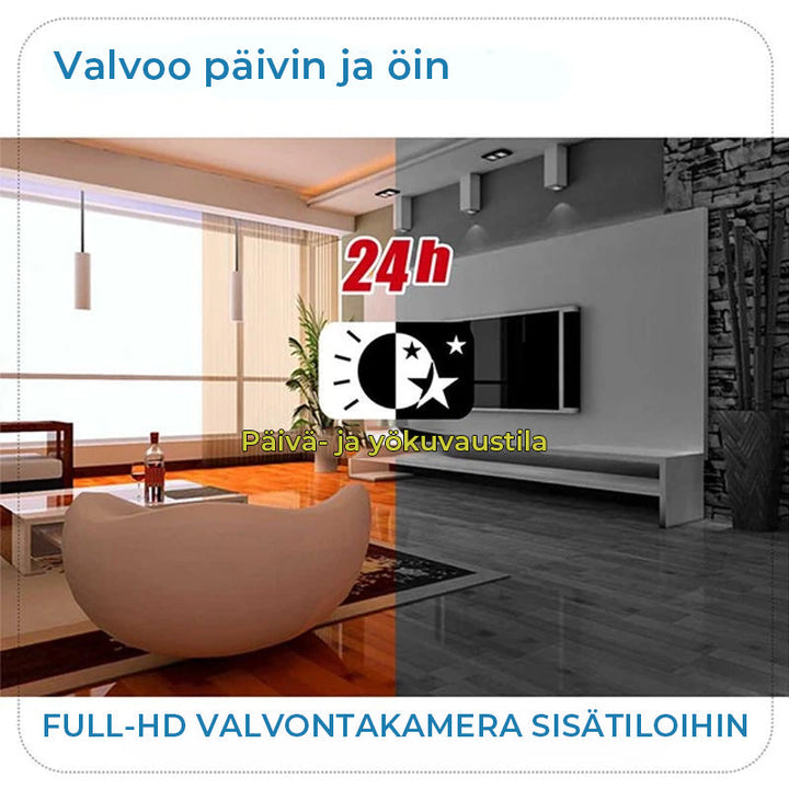Trådløst smart overvågningskamera med E27-fatning, hvid, bevægelsessensor, LED-lys, IP-kamera med fjernadgang, 8x16x10cm