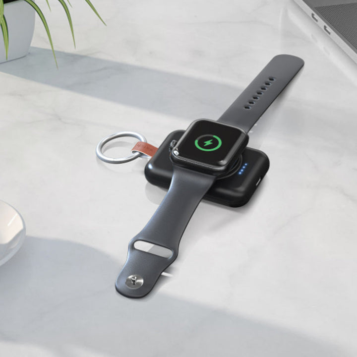 Trådløs magnetisk iWatch-oplader til Apple Ur, lille og kompakt, stærk magnetisk fastgørelse, LED-indikatorer