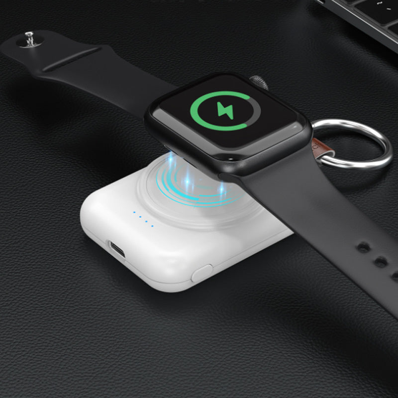 Trådløs magnetisk iWatch-oplader til Apple Ur, lille og kompakt, stærk magnetisk fastgørelse, LED-indikatorer